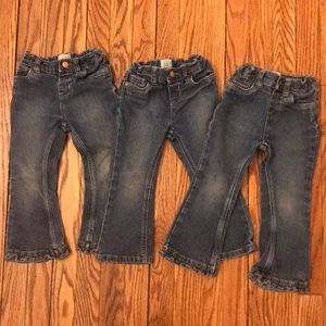 3 pairs of jeans